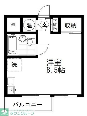 東都ハイツの物件間取画像